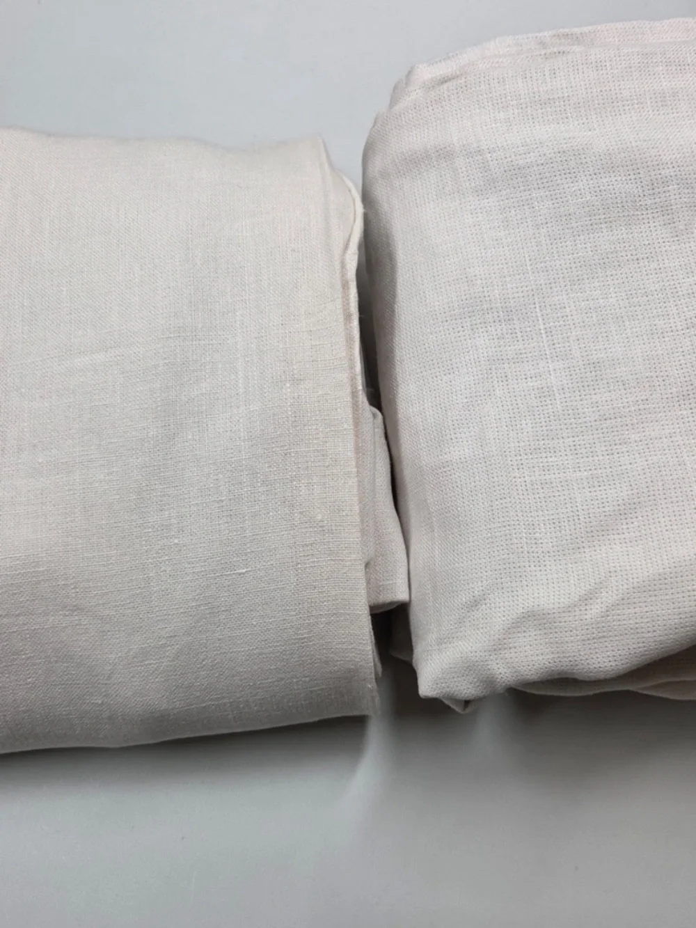 Quince Heavy Weight Linen Blackout Curtains in Color Sand